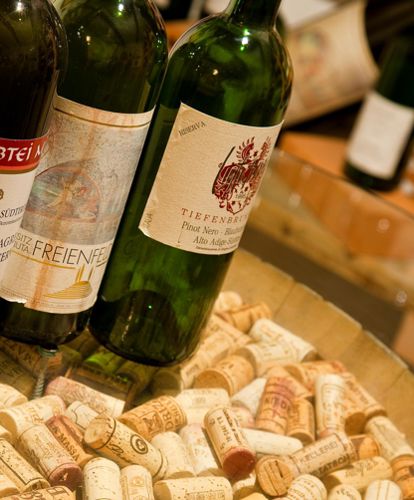 Bottles in the Wine Cellar