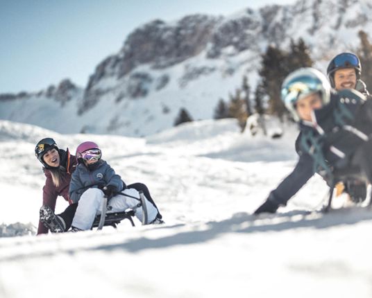 Tobogganing